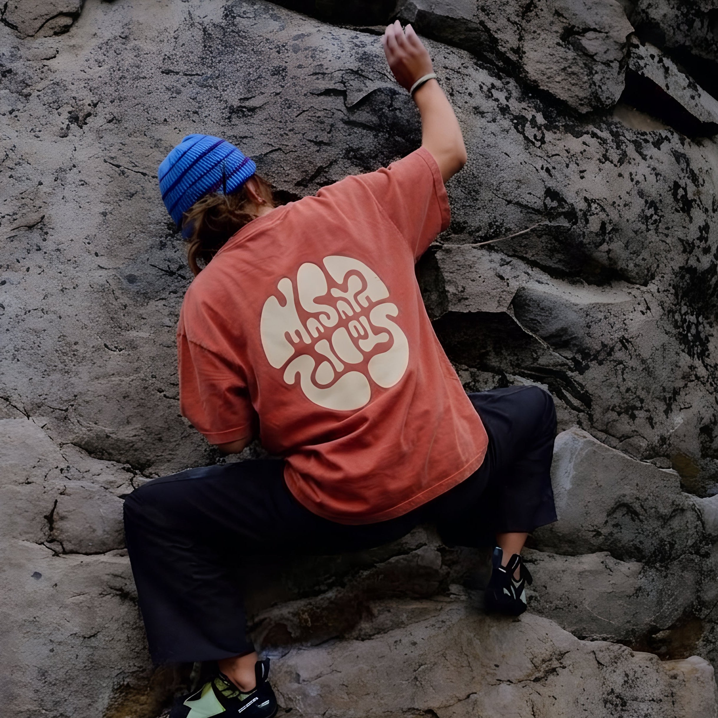Core Flocking Tee — Red