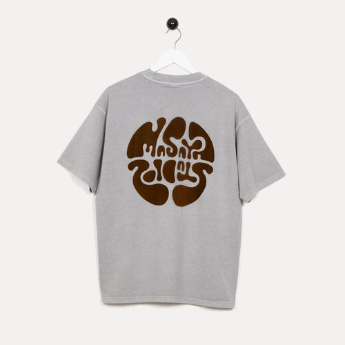 Core Flocking Tee — Grey