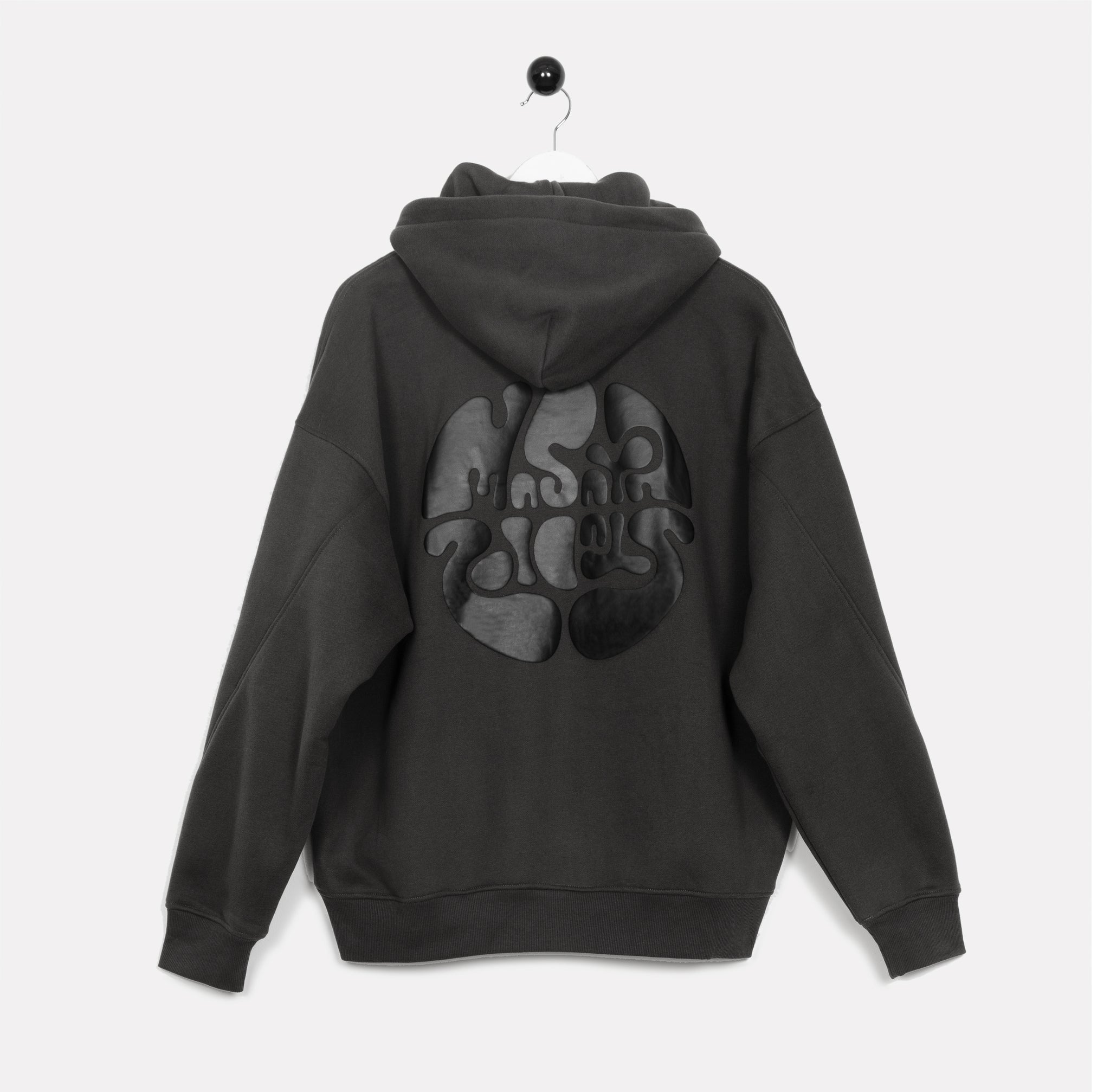 Heavyweight oversized grey hoodie